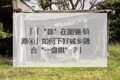 「“县”在图强·镇原④」如何下好城乡融合“一盘棋”？
