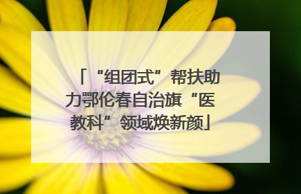 “组团式”帮扶助力鄂伦春自治旗“医教科”领域焕新颜