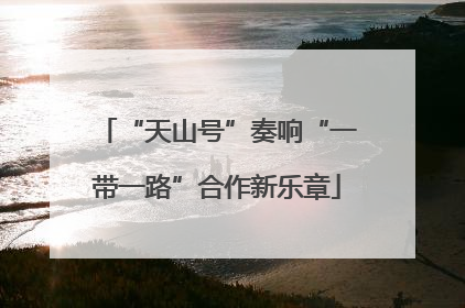 “天山号”奏响“一带一路”合作新乐章