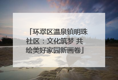 环翠区温泉镇明珠社区：文化筑梦 共绘美好家园新画卷