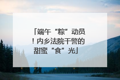 端午“粽”动员！内乡法院干警的甜蜜“食”光