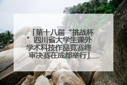 第十八届“挑战杯”四川省大学生课外学术科技作品竞赛终审决赛在成都举行