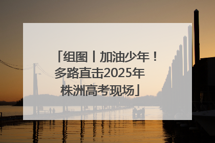 组图丨加油少年！多路直击2025年株洲高考现场