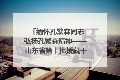 缅怀孔繁森同志 弘扬孔繁森精神——山东省第十批援藏干部人才清明节前到岗巴县开展党性教育