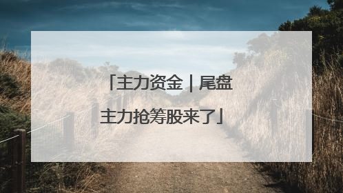 主力资金｜尾盘主力抢筹股来了