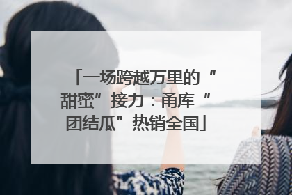 一场跨越万里的“甜蜜”接力：甬库“团结瓜”热销全国