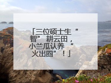 三位硕士生“智” 耕云田，小兰瓜认养 “火出圈”！