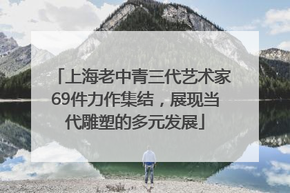 上海老中青三代艺术家69件力作集结，展现当代雕塑的多元发展