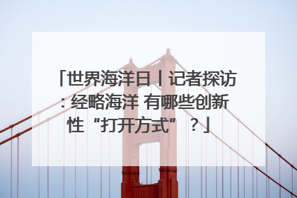 世界海洋日丨记者探访：经略海洋 有哪些创新性“打开方式”？