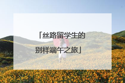 丝路留学生的别样端午之旅