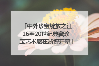 中外珍宝绽放之江 16至20世纪典藏珍宝艺术展在浙博开幕