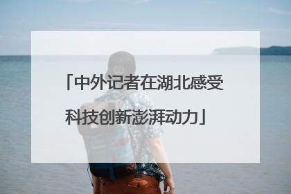 中外记者在湖北感受科技创新澎湃动力
