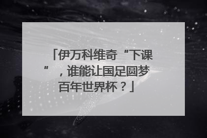 伊万科维奇“下课”，谁能让国足圆梦百年世界杯？