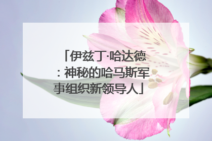伊兹丁·哈达德：神秘的哈马斯军事组织新领导人