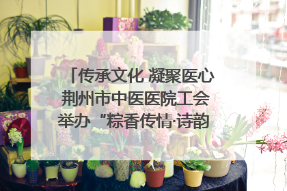 传承文化 凝聚医心 荆州市中医医院工会举办“粽香传情·诗韵端午”系列活动