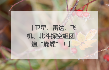 卫星、雷达、飞机、北斗探空组团追“蝴蝶”！