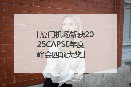 厦门机场斩获2025CAPSE年度峰会四项大奖