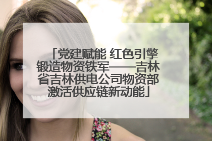 党建赋能 红色引擎锻造物资铁军——吉林省吉林供电公司物资部激活供应链新动能