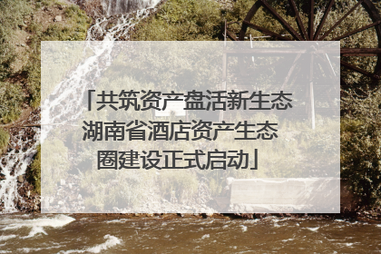 共筑资产盘活新生态 湖南省酒店资产生态圈建设正式启动