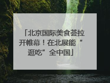 北京国际美食荟拉开帷幕！在北展能“逛吃”全中国