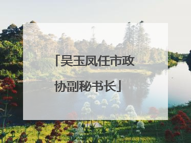 吴玉凤任市政协副秘书长