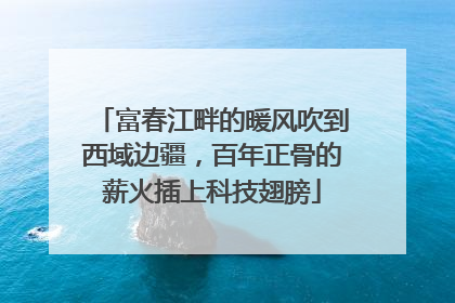 富春江畔的暖风吹到西域边疆，百年正骨的薪火插上科技翅膀