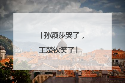 孙颖莎哭了，王楚钦笑了