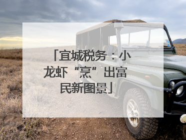 宜城税务：小龙虾“烹”出富民新图景