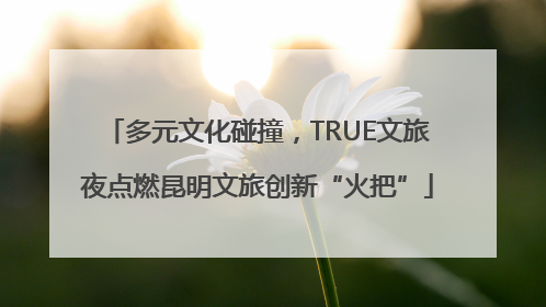 多元文化碰撞，TRUE文旅夜点燃昆明文旅创新“火把”