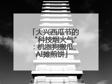 大兴西瓜节的“科技烟火气”：机器狗搬瓜、AI摊煎饼