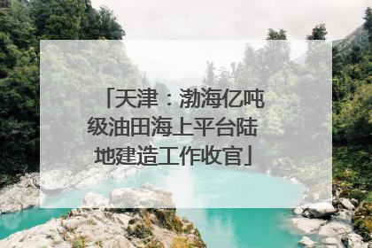 天津：渤海亿吨级油田海上平台陆地建造工作收官