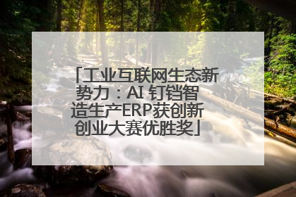工业互联网生态新势力：AI 钉铛智造生产ERP获创新创业大赛优胜奖