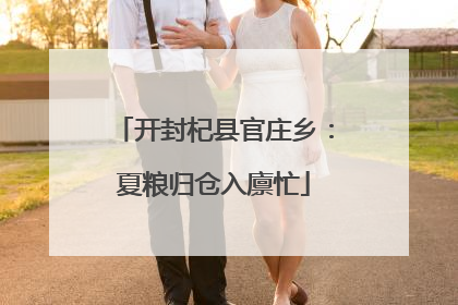 开封杞县官庄乡：夏粮归仓入廪忙