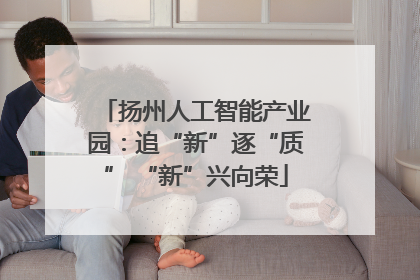 扬州人工智能产业园：追“新”逐“质” “新”兴向荣