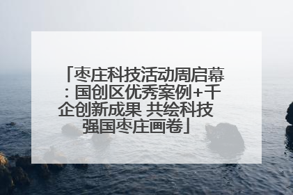 枣庄科技活动周启幕：国创区优秀案例+千企创新成果 共绘科技强国枣庄画卷