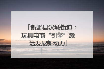 新野县汉城街道：玩具电商“引擎”激活发展新动力