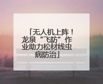 无人机上阵！龙泉“飞防”作业助力松材线虫病防治