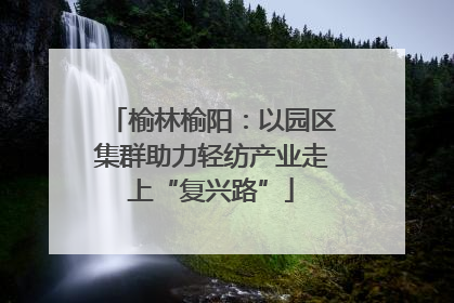 榆林榆阳：以园区集群助力轻纺产业走上“复兴路”