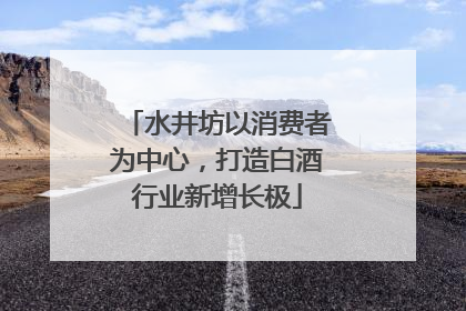 水井坊以消费者为中心，打造白酒行业新增长极