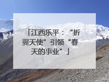 江西乐平：“折翼天使”引领“春天的事业”