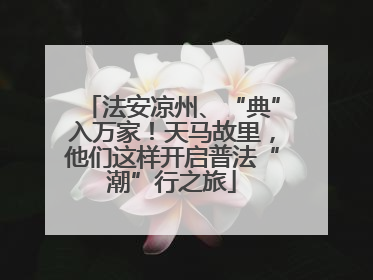 法安凉州、“典”入万家！天马故里，他们这样开启普法“潮”行之旅
