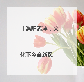 洛阳孟津：文化下乡育新风