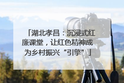 湖北孝昌：沉浸式红廉课堂，让红色精神成为乡村振兴“引擎”