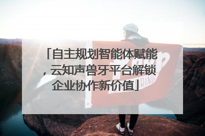 自主规划智能体赋能，云知声兽牙平台解锁企业协作新价值