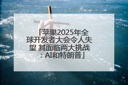苹果2025年全球开发者大会令人失望 其面临两大挑战：AI和特朗普