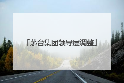 茅台集团领导层调整