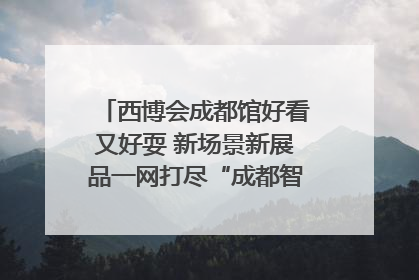 西博会成都馆好看又好耍 新场景新展品一网打尽“成都智造”｜西博视界