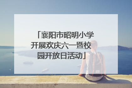 襄阳市昭明小学开展欢庆六一暨校园开放日活动