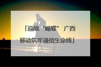 迎战“蝴蝶” 广西移动筑牢通信生命线
