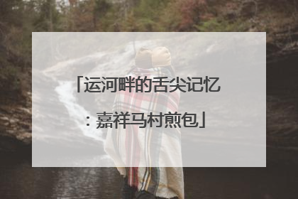 运河畔的舌尖记忆：嘉祥马村煎包